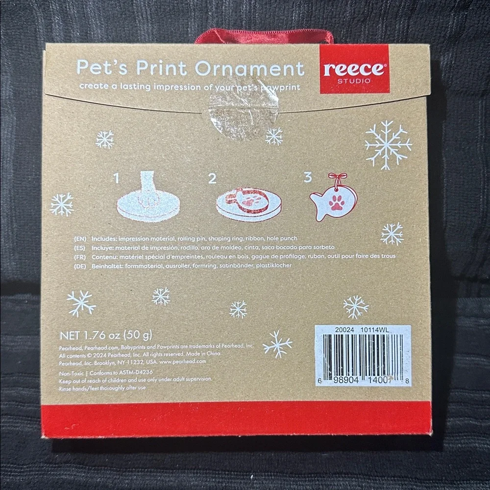 Cat Paw Print Fish Ornament By Reece Studio~NEW!